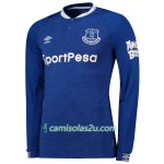 Camisolas de Futebol Everton Equipamento Principal 2018/19 Manga Comprida